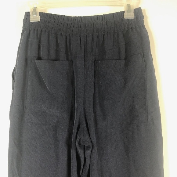 Whistles Women Sz 4 Madison pants slacks
blue elastic drawstring waist - Picture 5 of 10